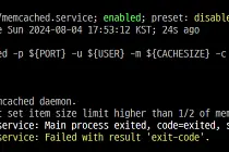 미리보기 그림 - [memcached] Cannot set item size limit higher than 1/2 of memory max.